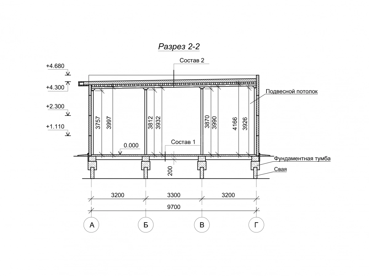 Планировка Офис из сэндвич-панелей -  фото 1