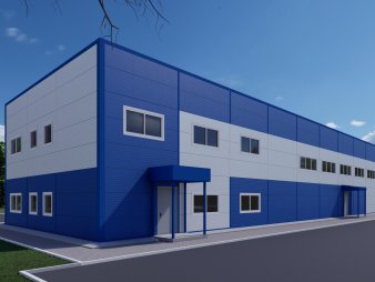 Склад из сэндвич панелей