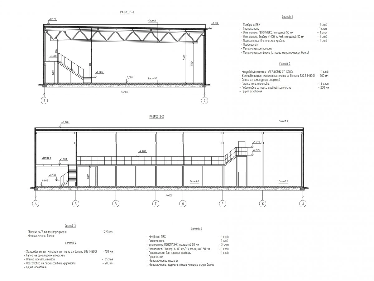 Планировка СТО из сэндвич панелей -  фото 3